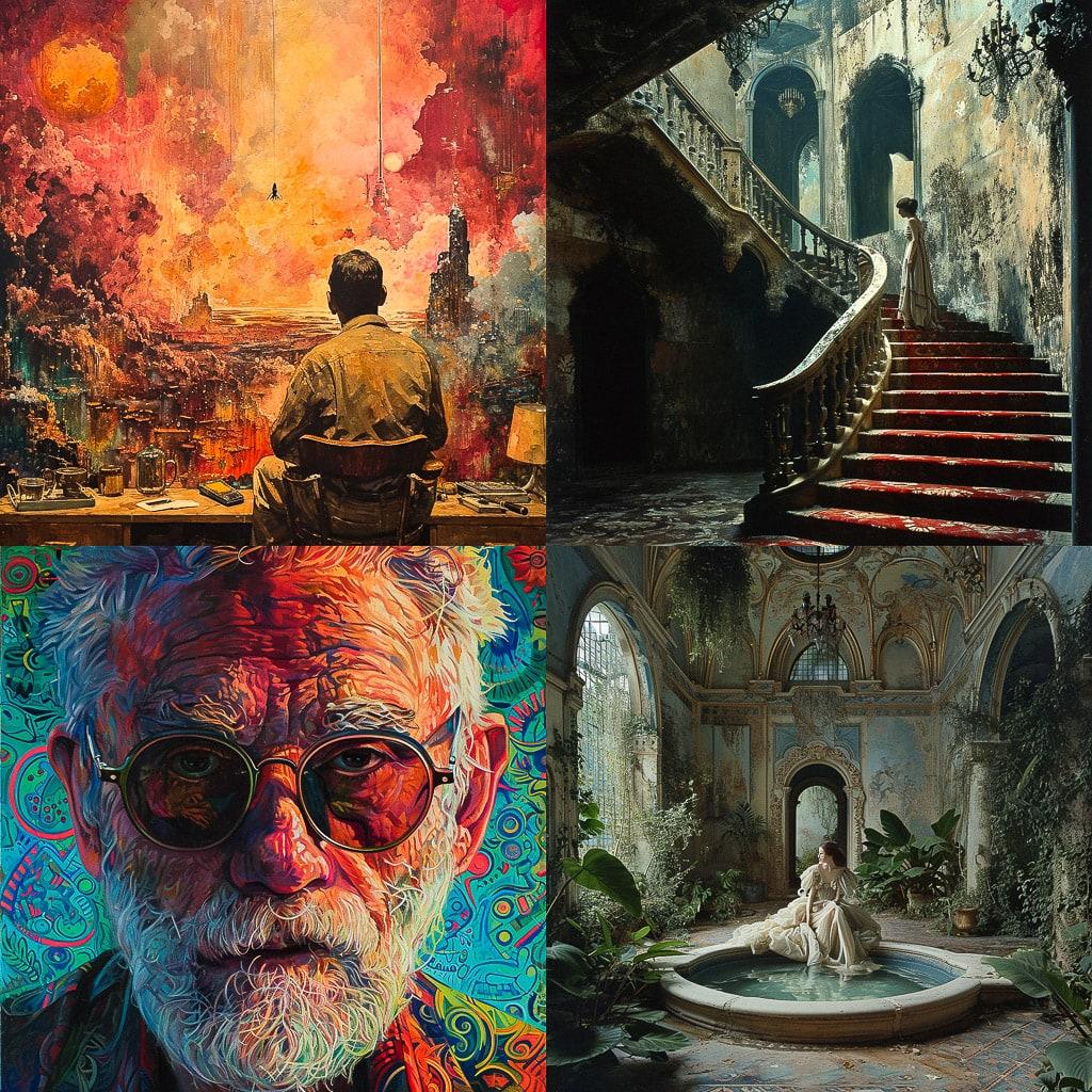 Francis Ford Coppola style, Midjourney V6, render 1 of 4