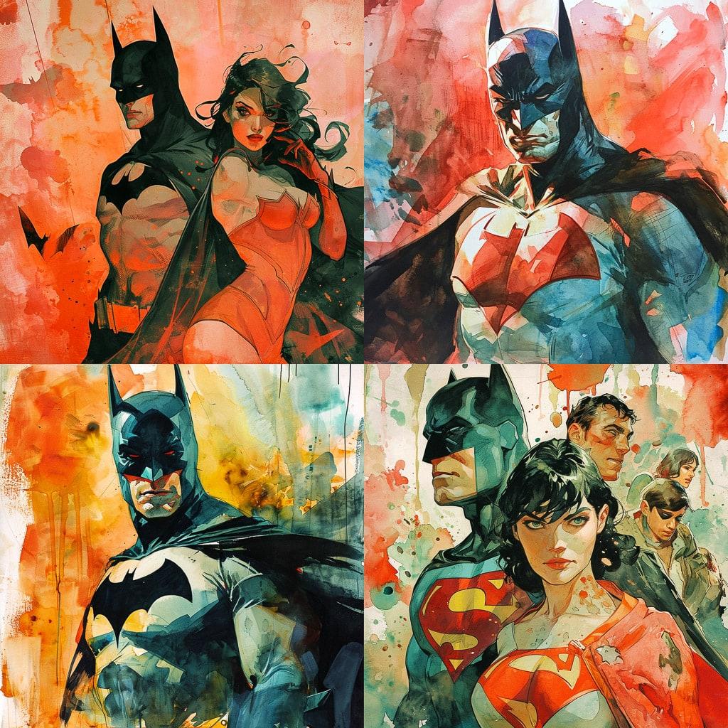 Francis Manapul style, Midjourney V6, render 1 of 4