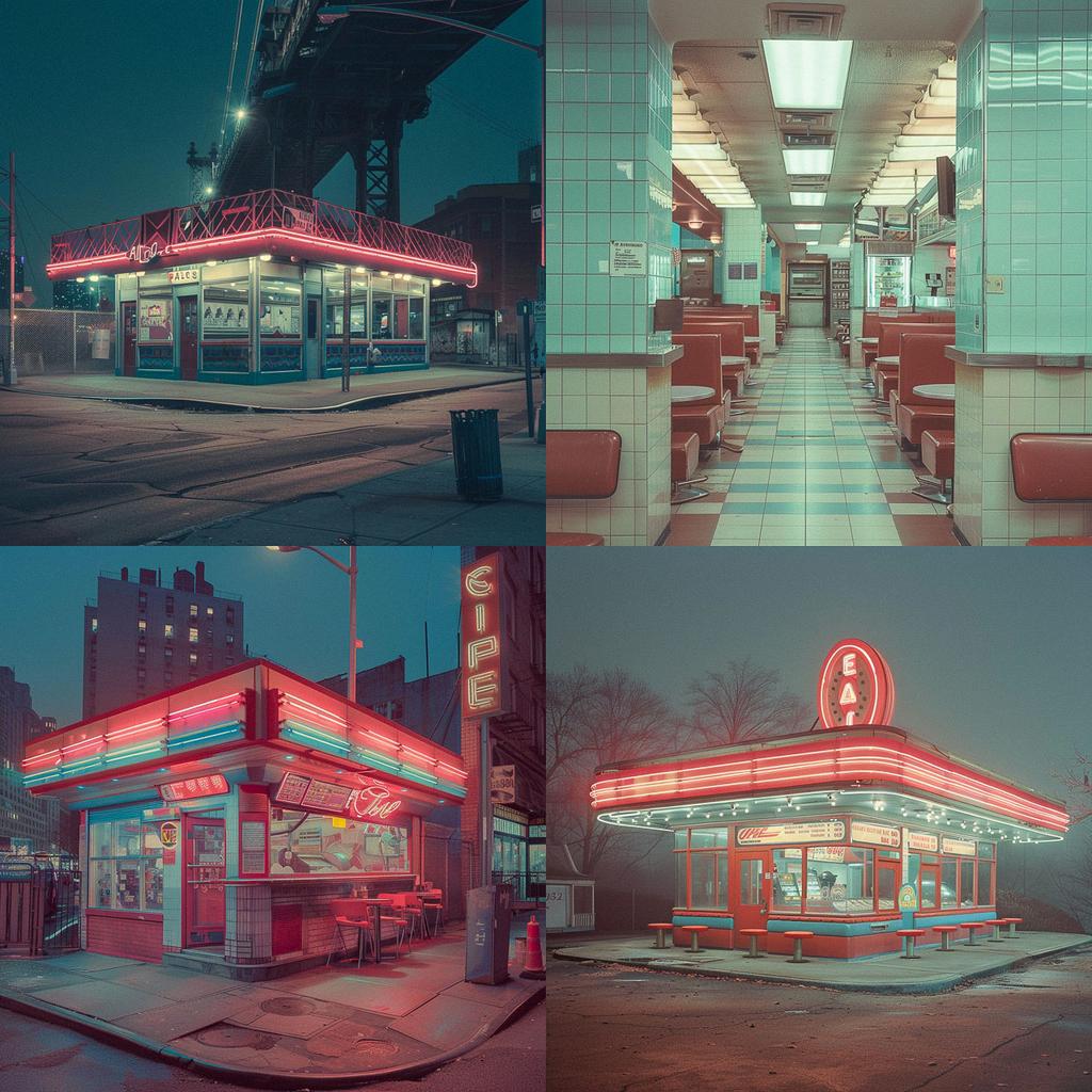 Franck Bohbot style, Midjourney V6, render 1 of 4