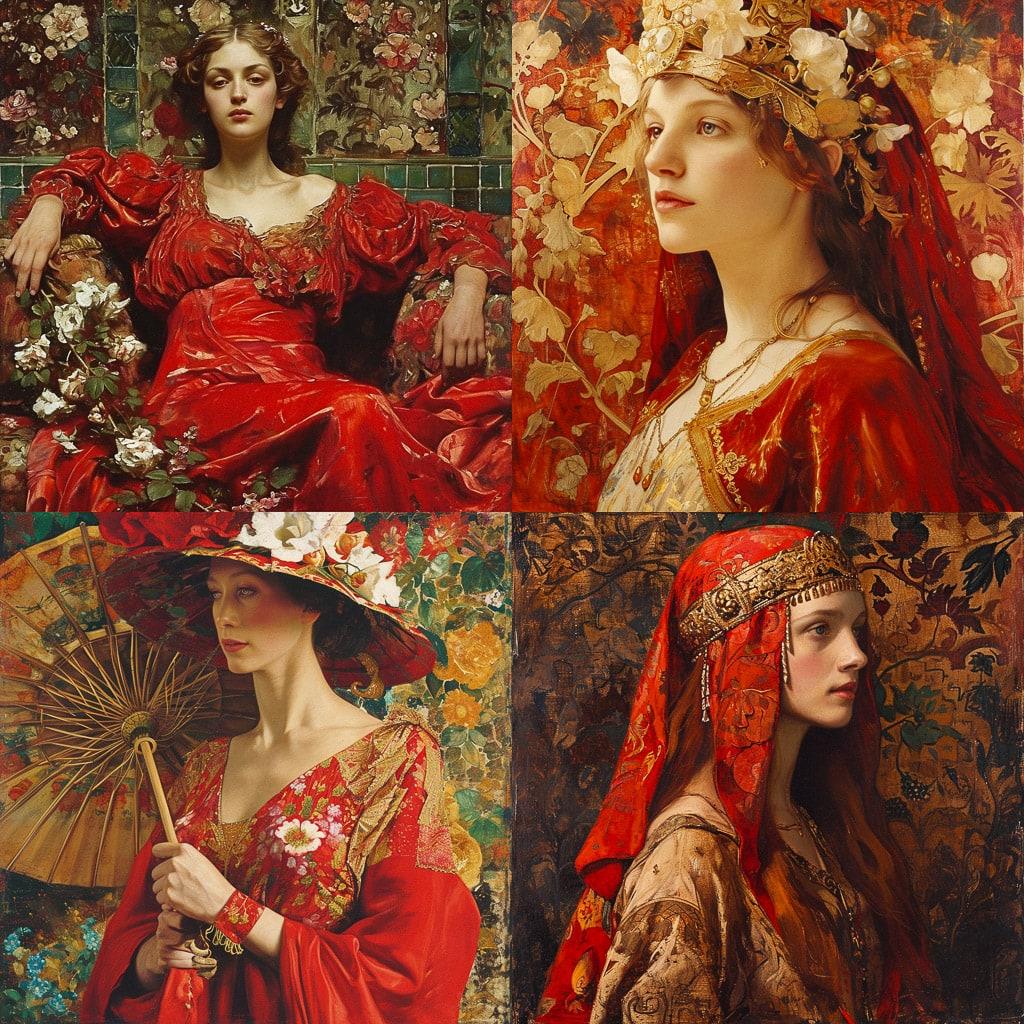 Frank Cadogan Cowper style, Midjourney V6, render 1 of 4
