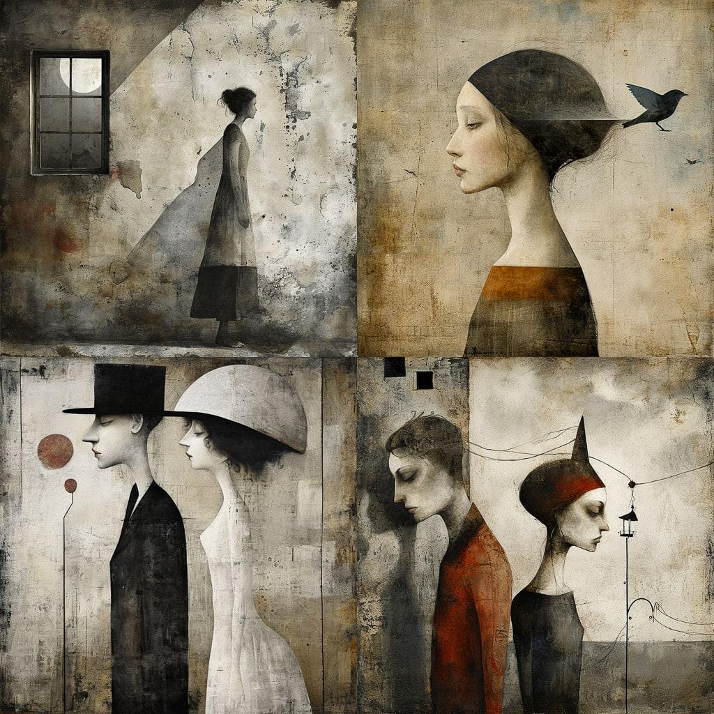 Gabriel Pacheco style, Midjourney V6, render 1 of 4