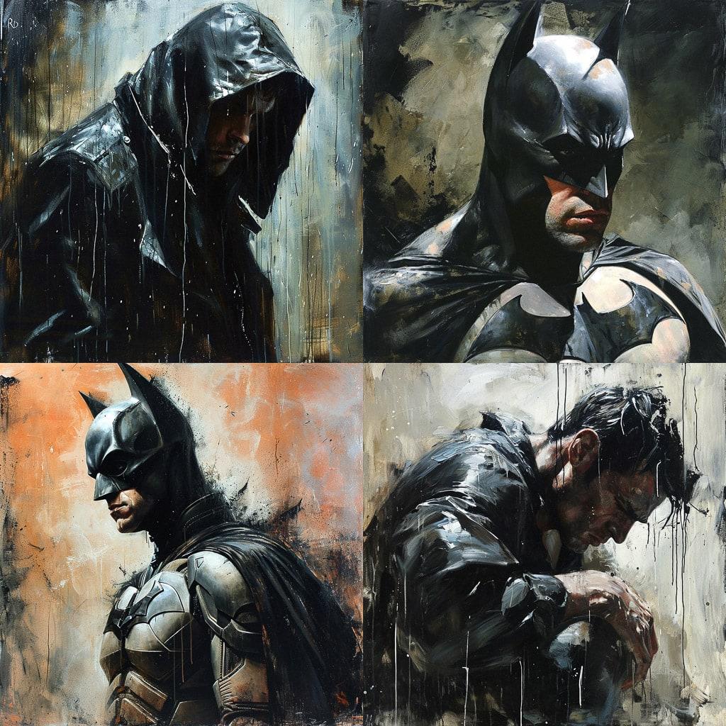 Gabriele Dell'otto style, Midjourney V6, render 1 of 4