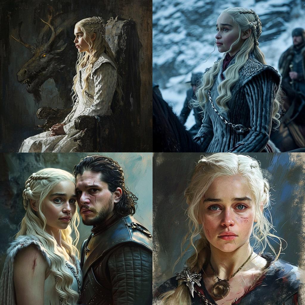 Game of Thrones style, Midjourney V6, render 1 of 4