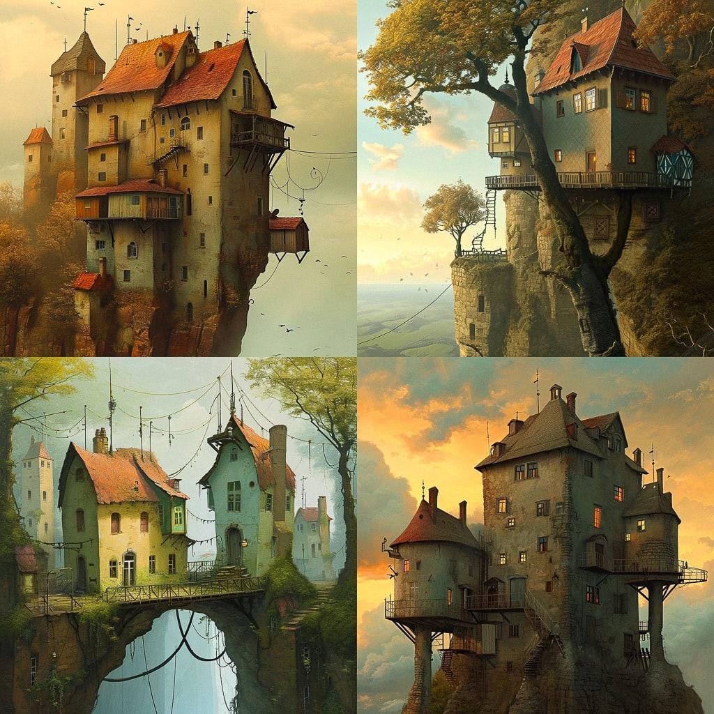 Gediminas Pranckevicius style, Midjourney V6, render 1 of 4