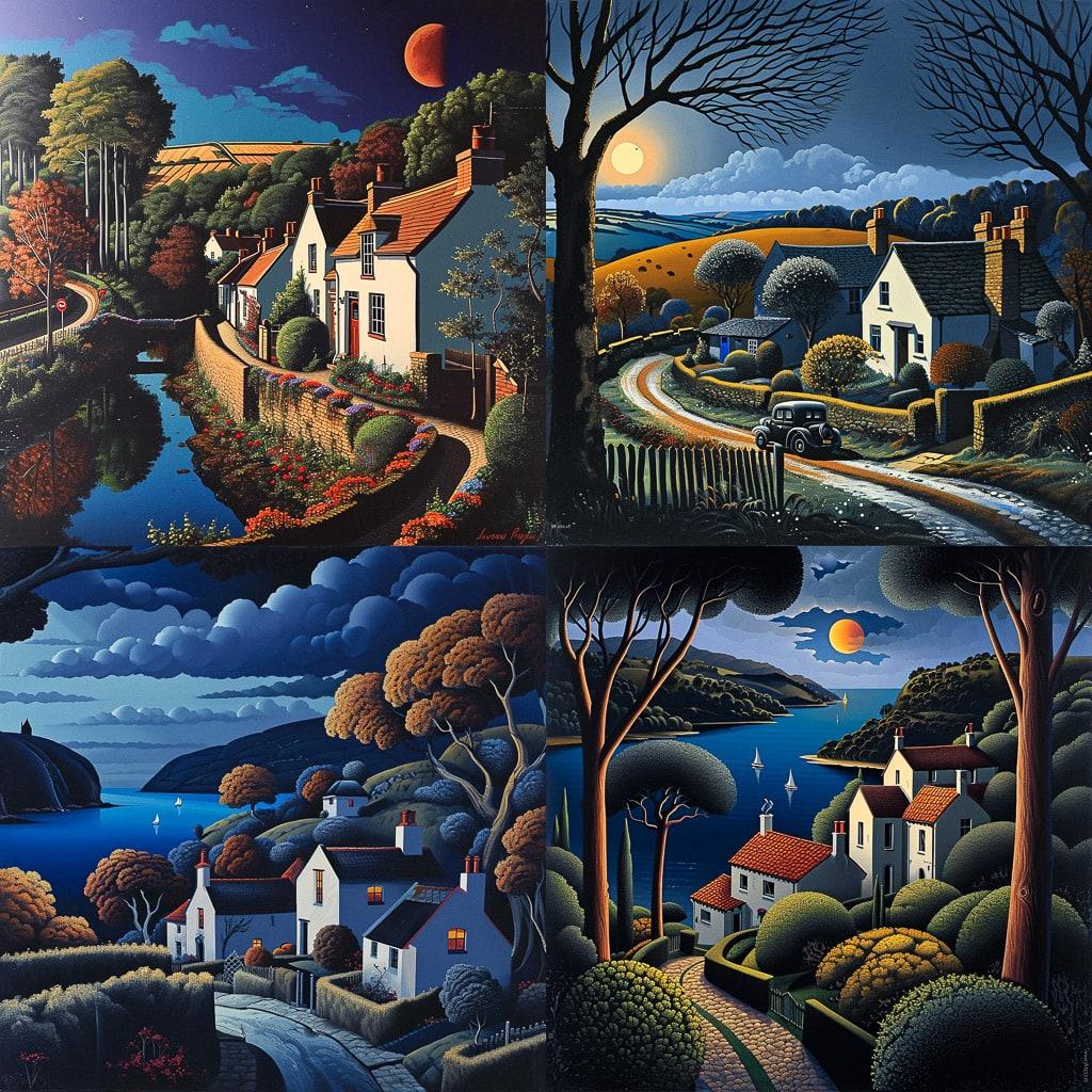 George Callaghan style, Midjourney V6, render 1 of 4