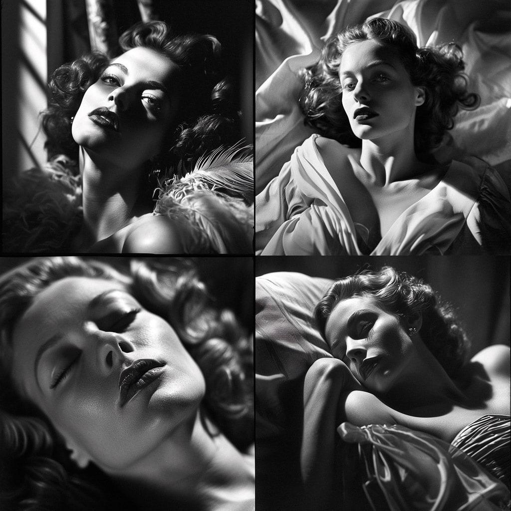 George Hurrell style, Midjourney V6, render 1 of 4