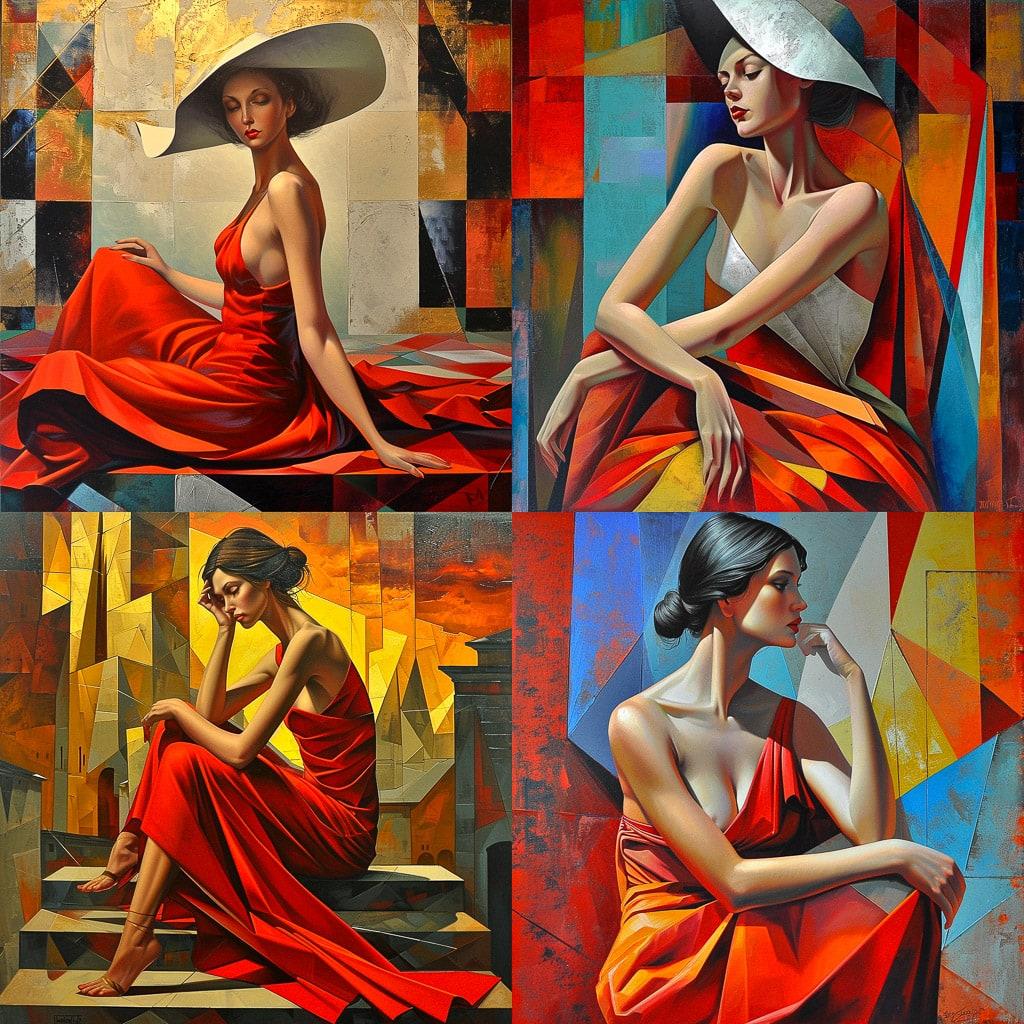 Georgy Kurasov style, Midjourney V6, render 1 of 4