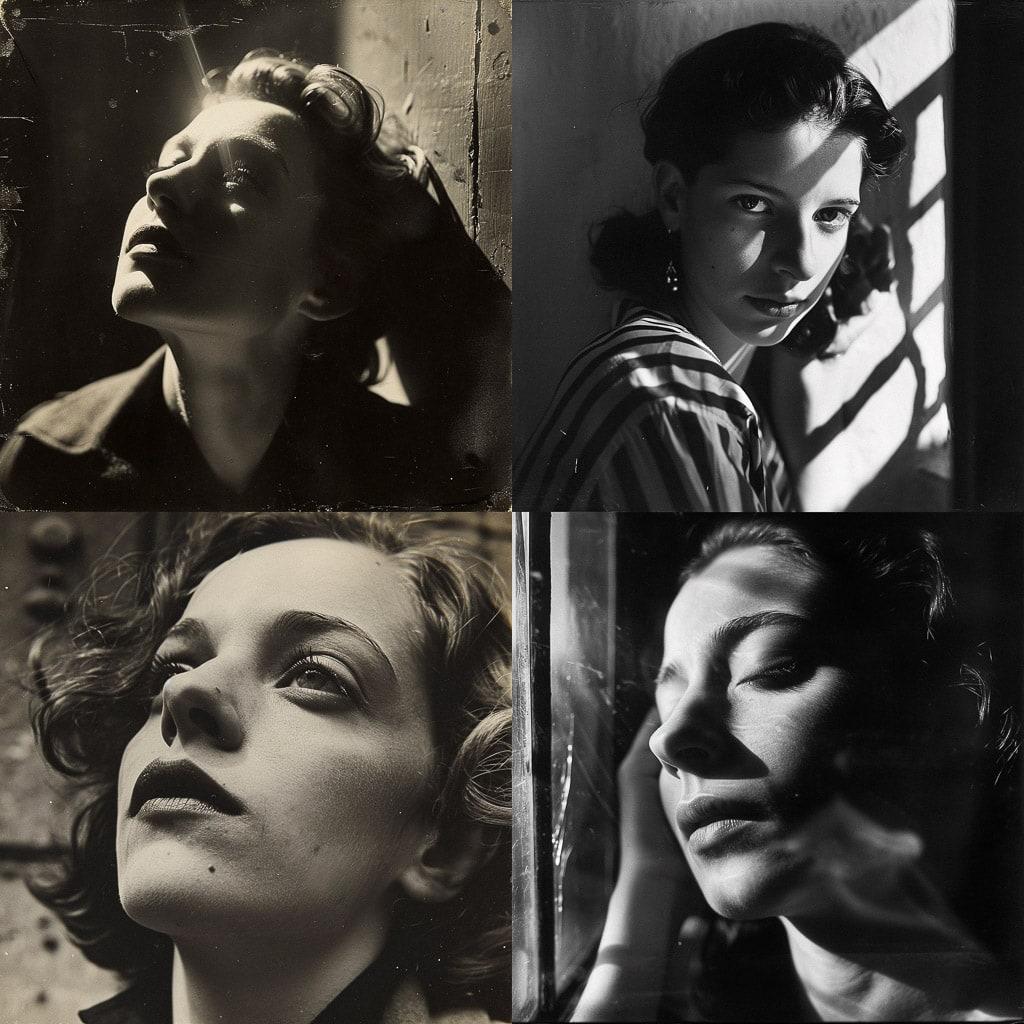 Gerda Taro style, Midjourney V6, render 1 of 4