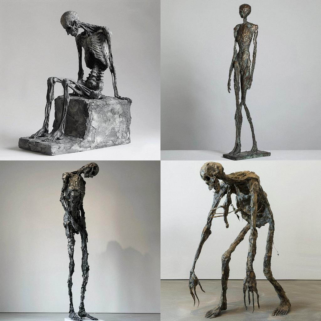 Germaine Richier style, Midjourney V6, render 1 of 4