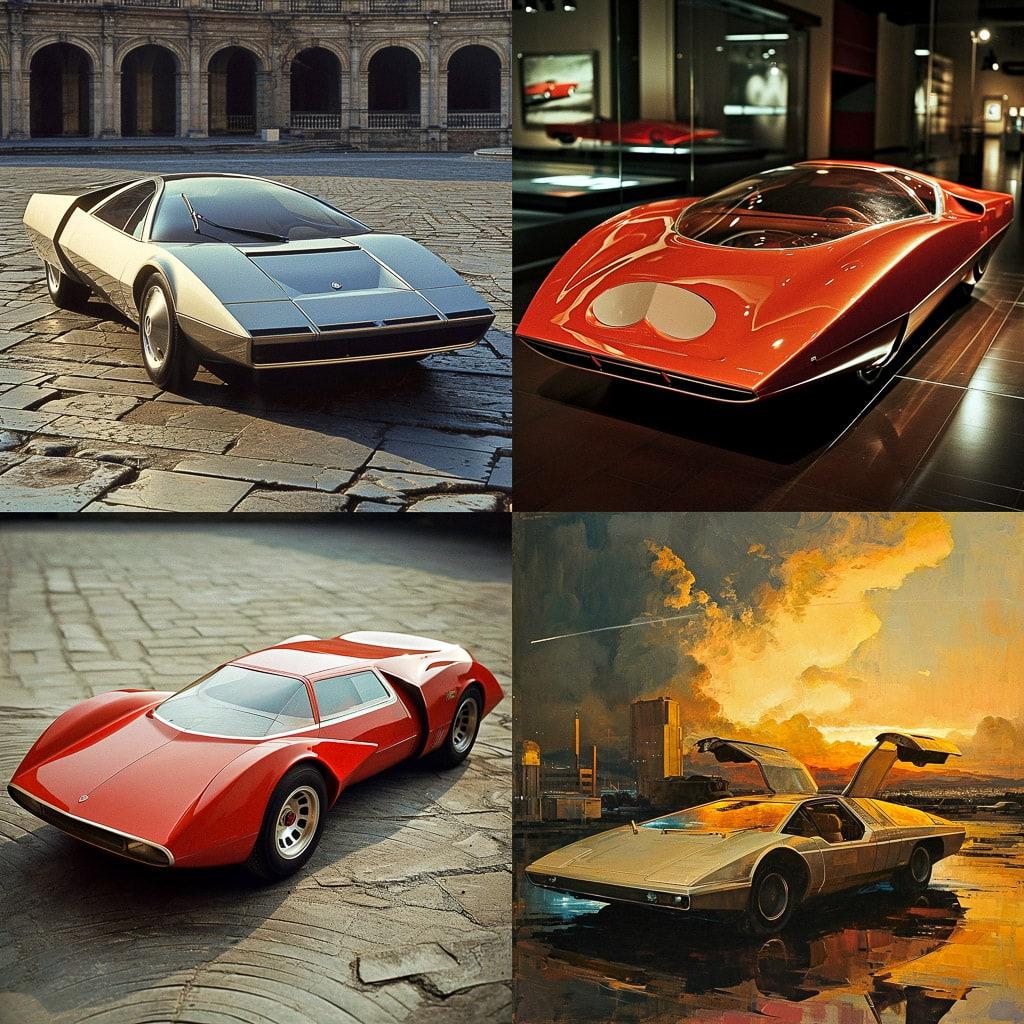 Giorgetto Giugiaro style, Midjourney V6, render 1 of 4