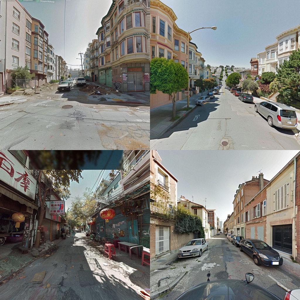 Google Street View style, Midjourney V6, render 1 of 4