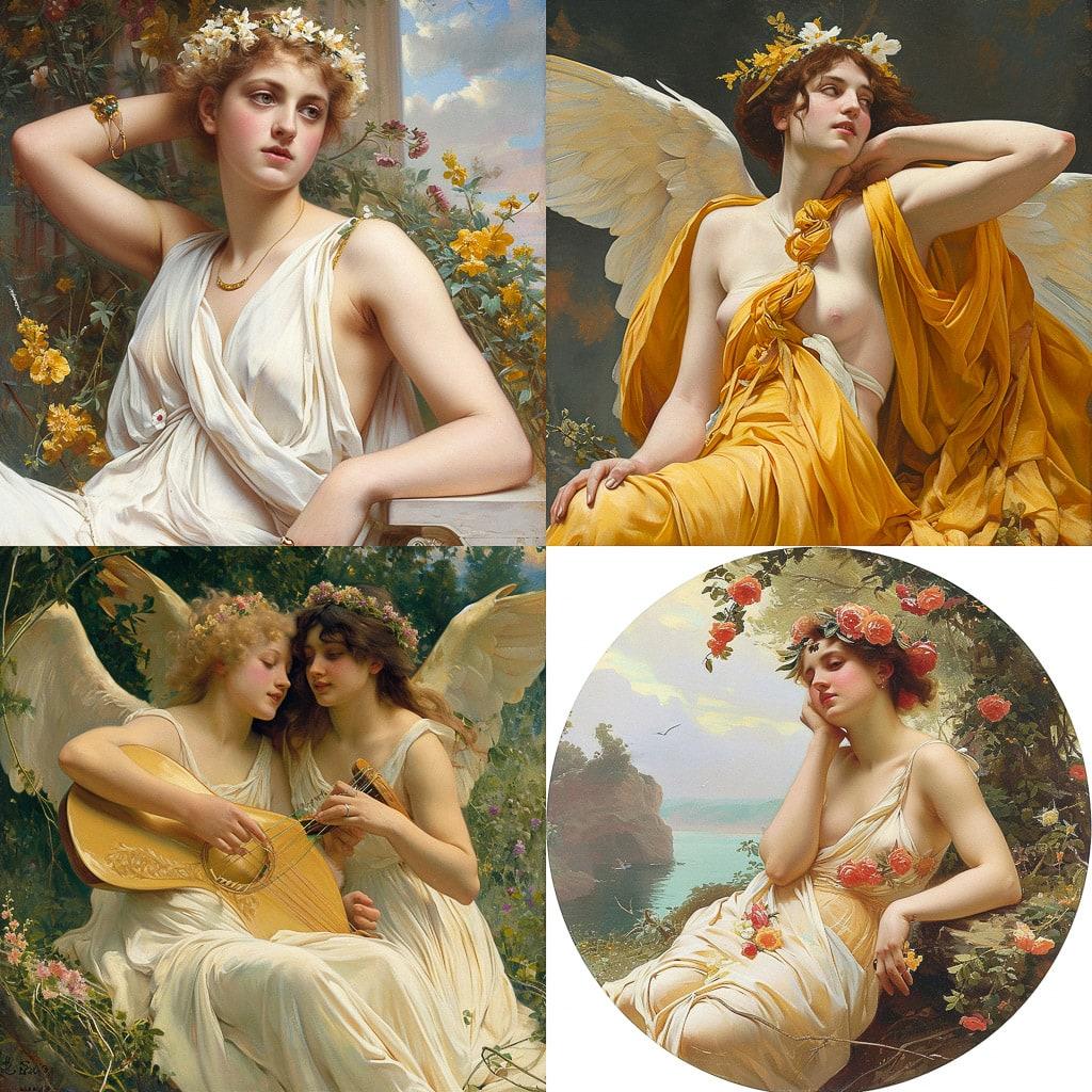 Guillaume Seignac style, Midjourney V6, render 1 of 4