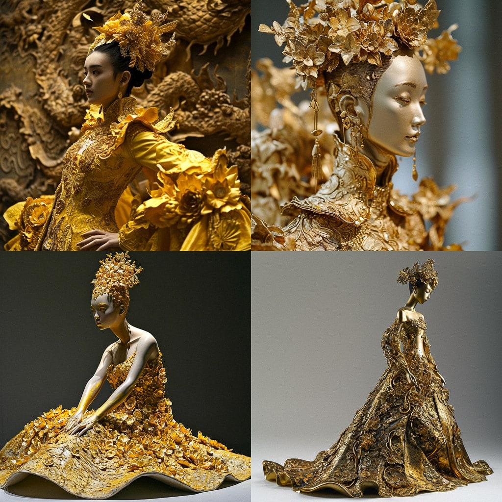 Guo Pei style, Midjourney V6, render 1 of 4