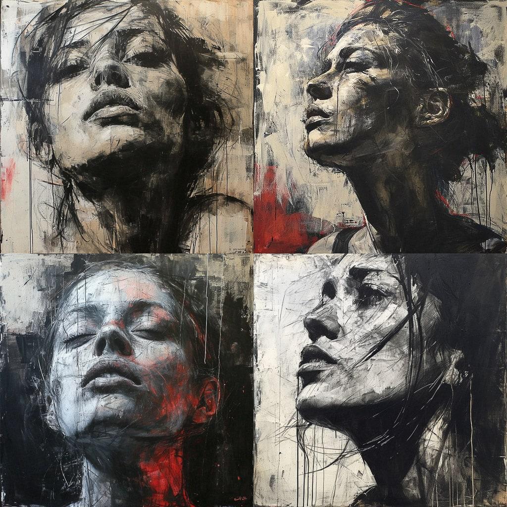 Guy Denning style, Midjourney V6, render 1 of 4