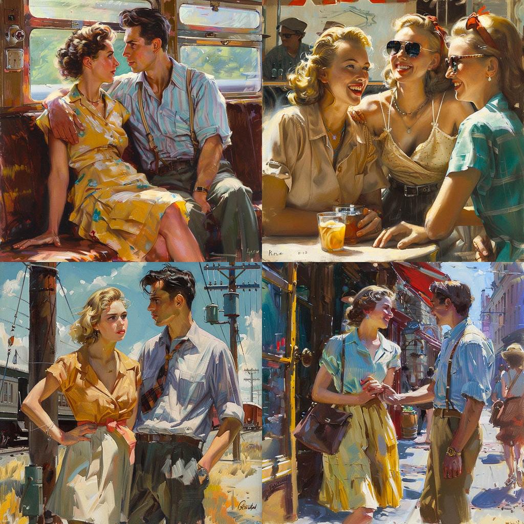 Harry Anderson style, Midjourney V6, render 1 of 4