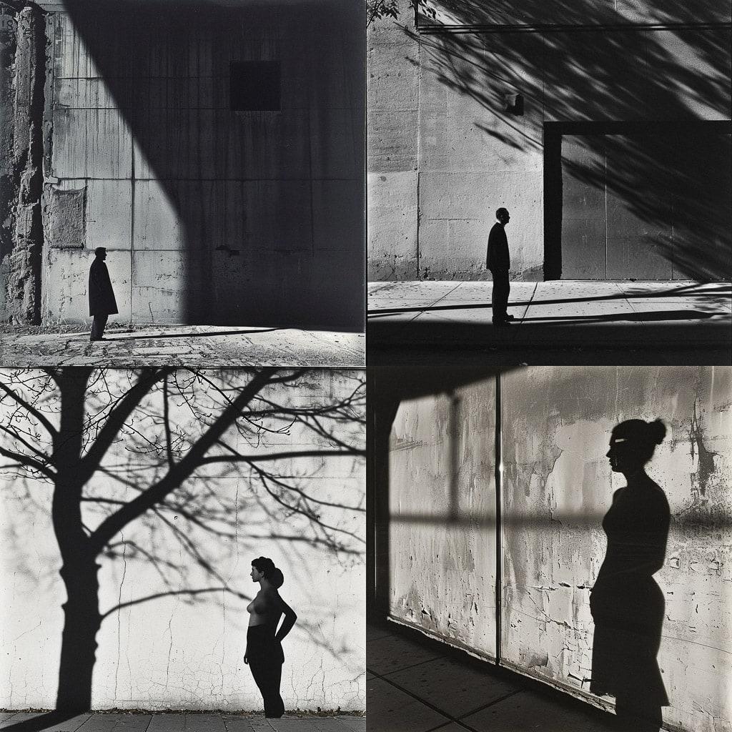 Harry Callahan style, Midjourney V6, render 1 of 4