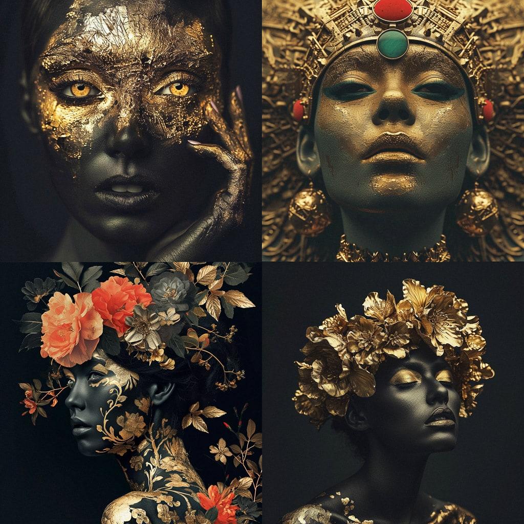Hedi Xandt style, Midjourney V6, render 1 of 4
