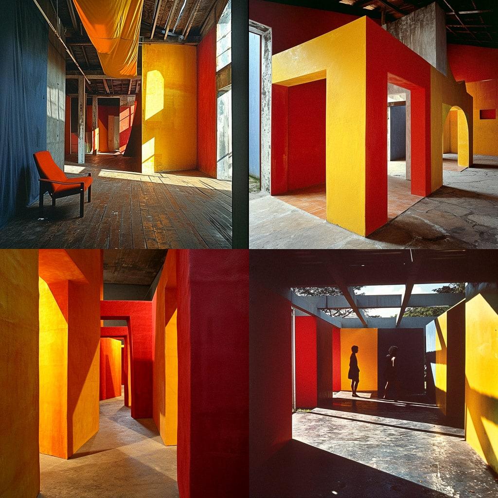 Helio Oiticica style, Midjourney V6, render 1 of 4