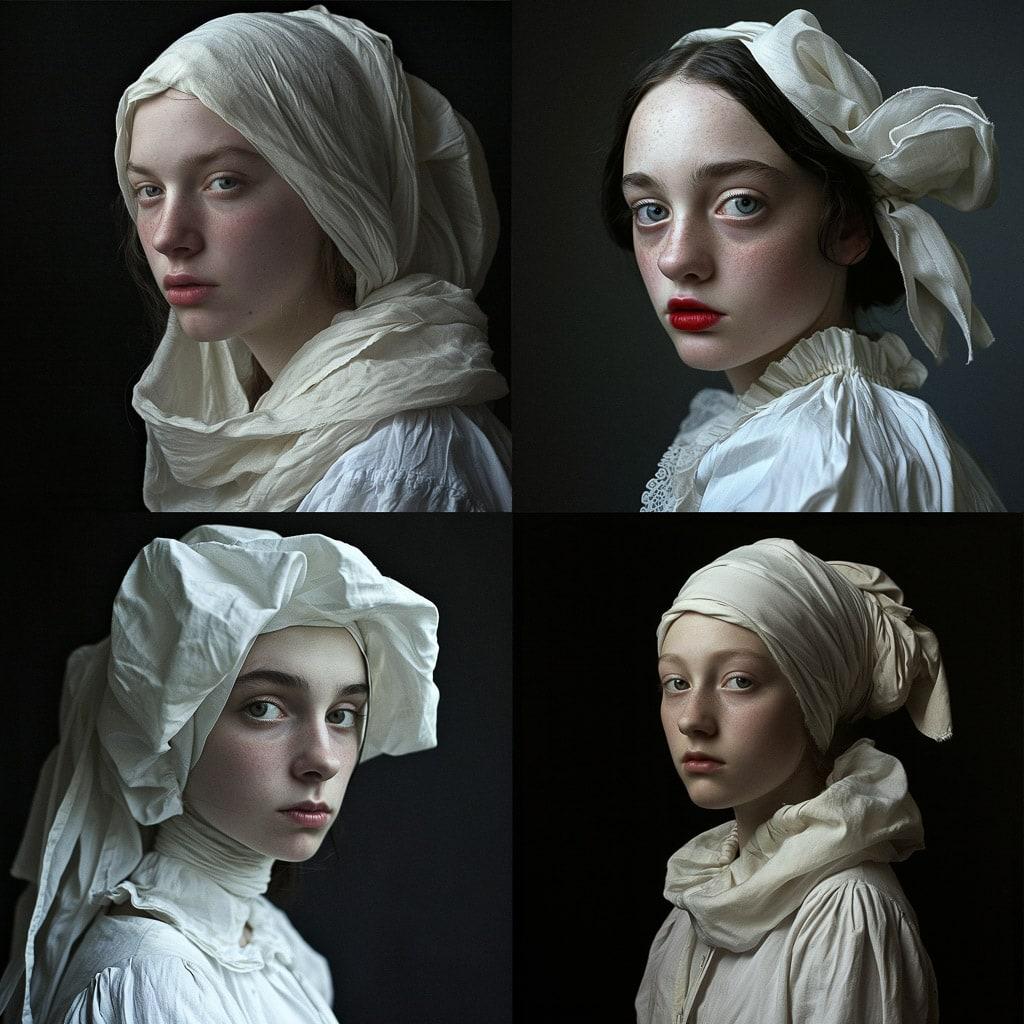 Hendrik Kerstens style, Midjourney V6, render 1 of 4