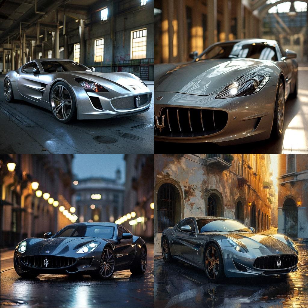 Henrik Fisker style, Midjourney V6, render 1 of 4