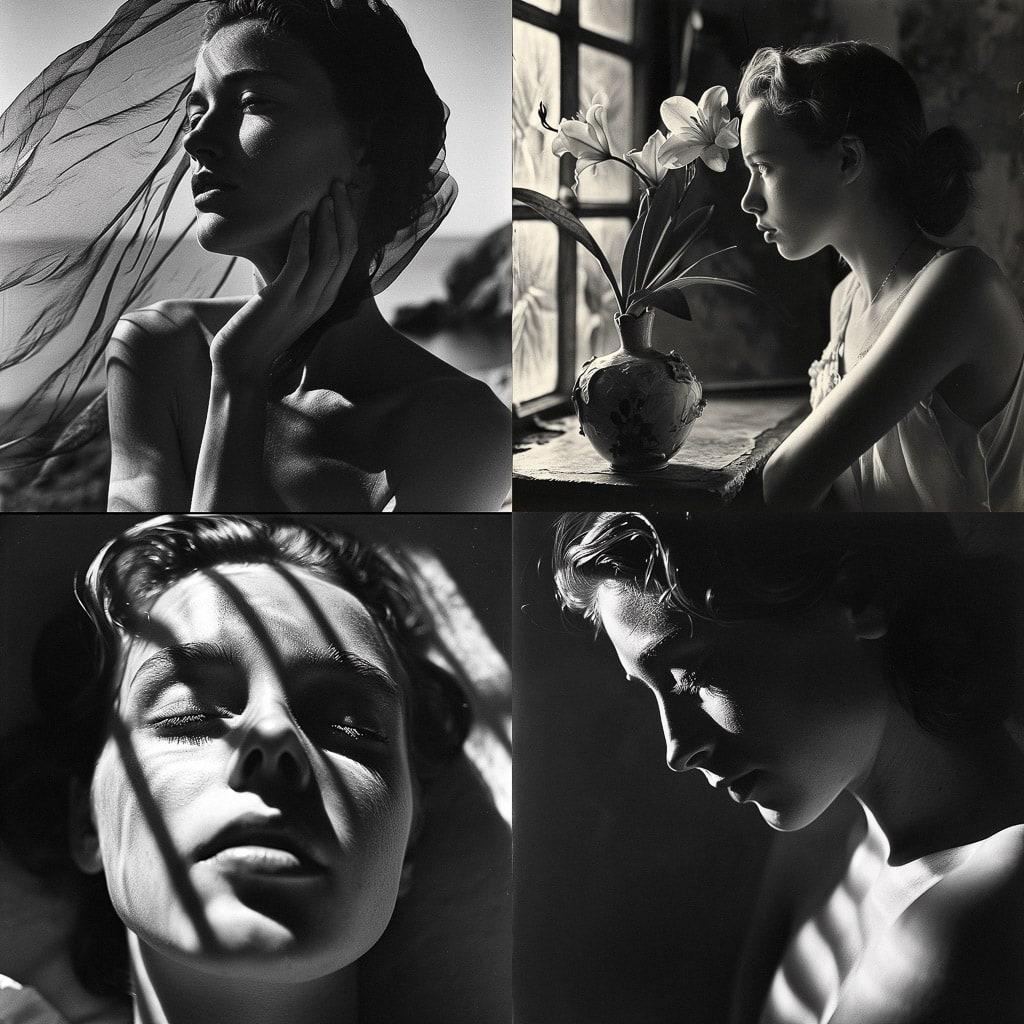 Herbert List style, Midjourney V6, render 1 of 4