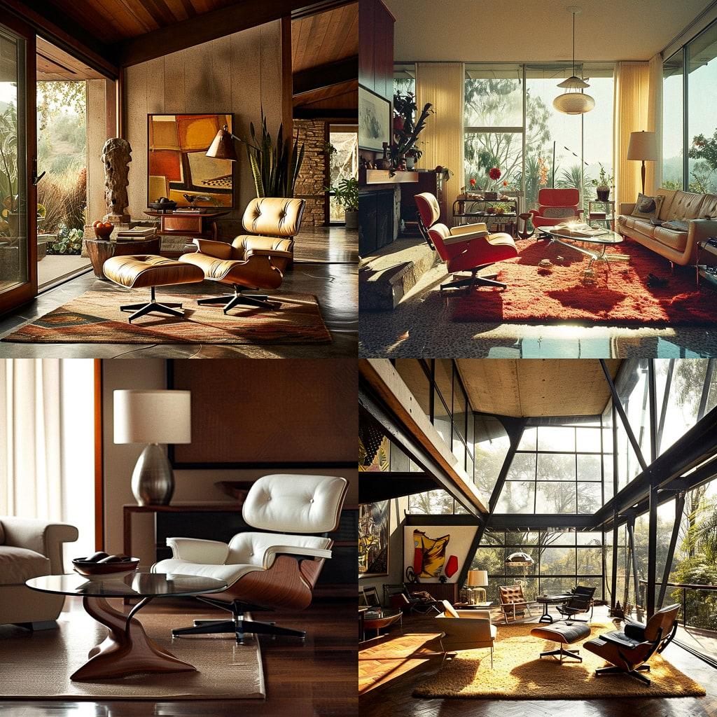 Herman Miller style, Midjourney V6, render 1 of 4