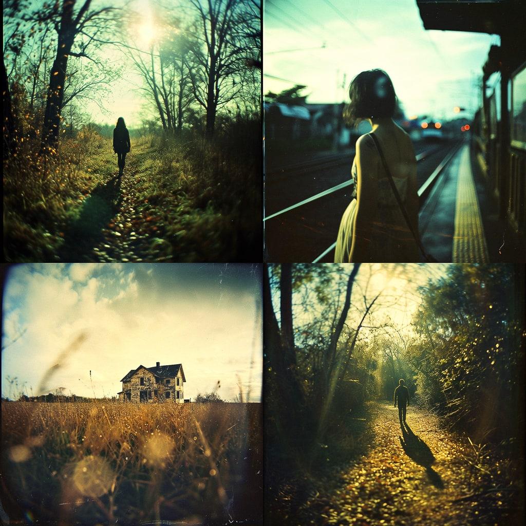 Holga photography style, Midjourney V6, render 1 of 4