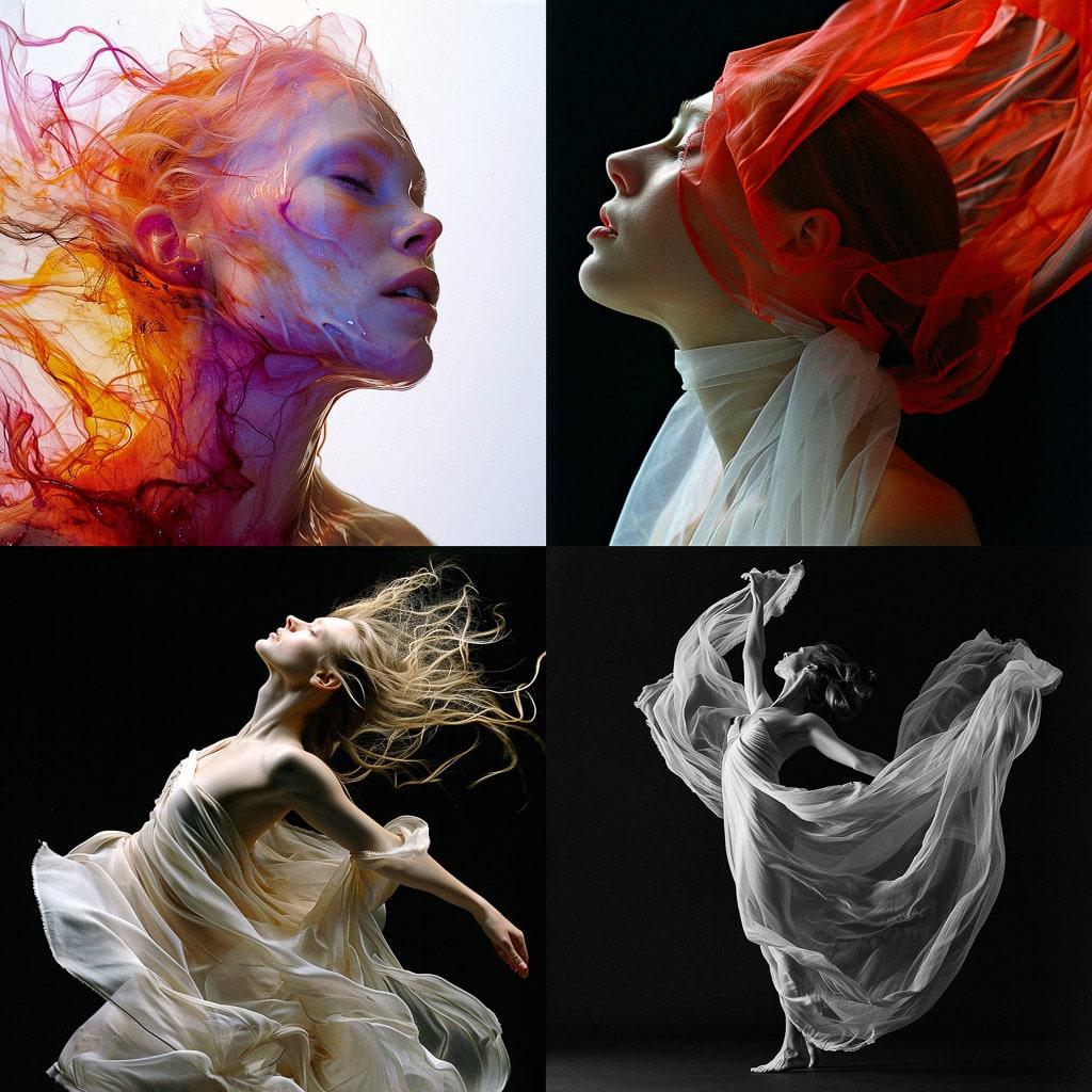 Howard Schatz style, Midjourney V6, render 1 of 4