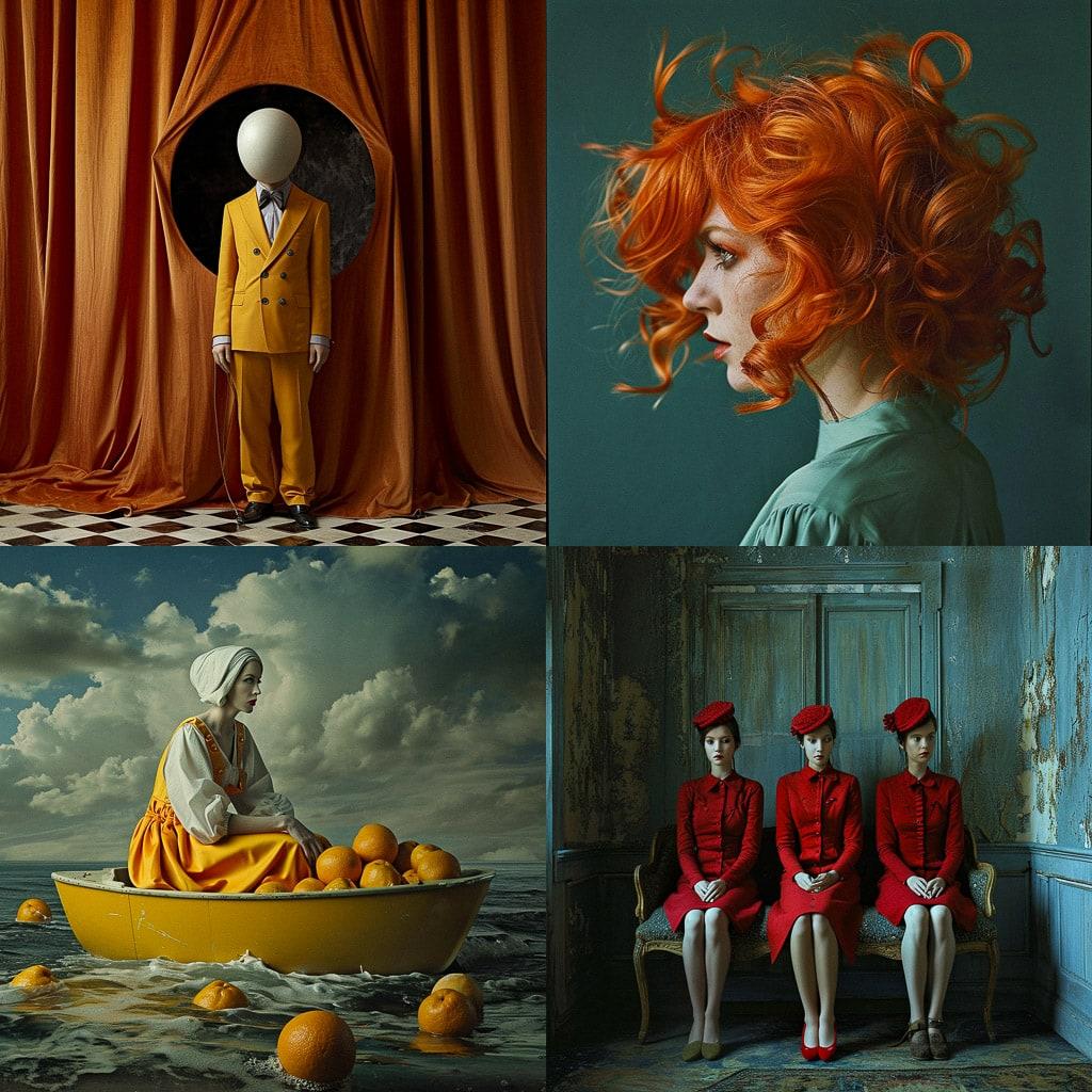 Hugh Kretschmer style, Midjourney V6, render 1 of 4