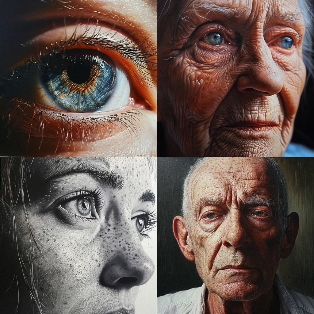 Hyperrealism style, Midjourney V6, render 1 of 4