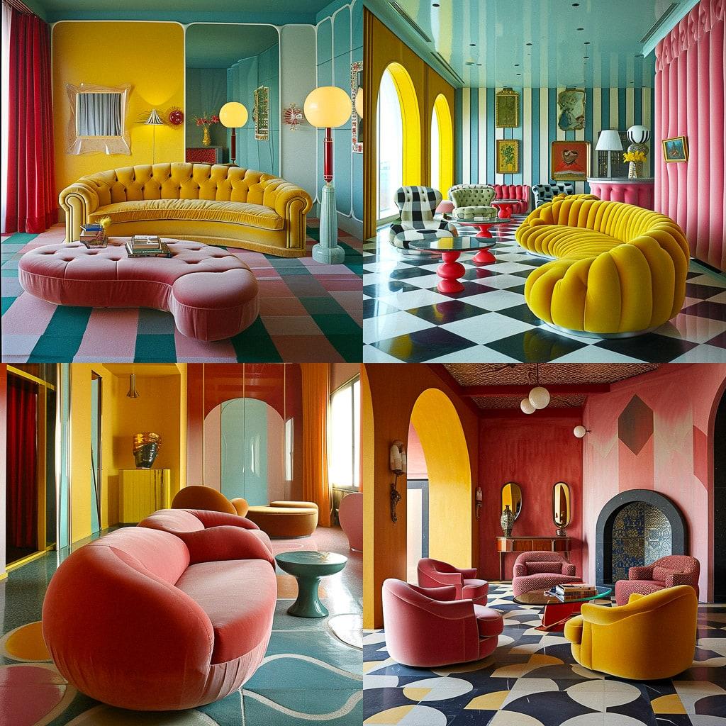 India Mahdavi style, Midjourney V6, render 1 of 4