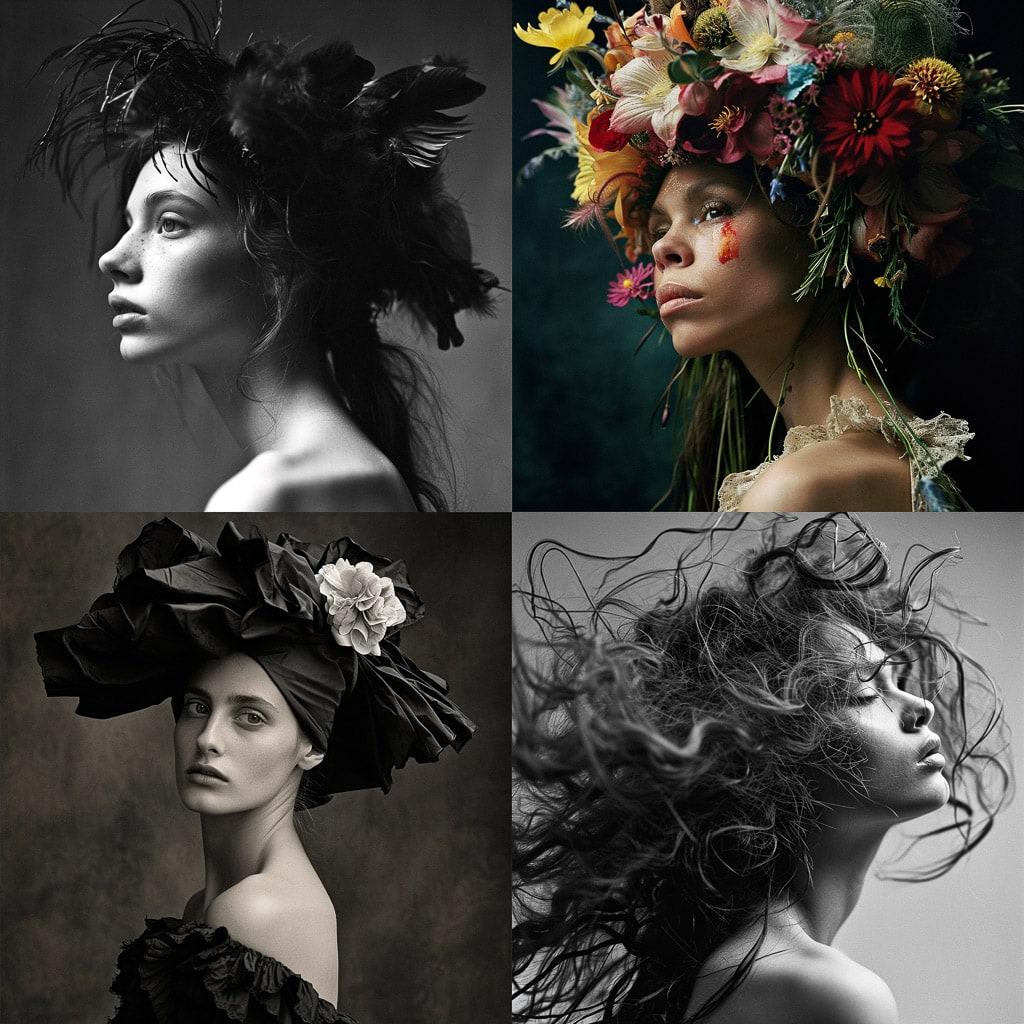 Inez and Vinoodh style, Midjourney V6, render 1 of 4