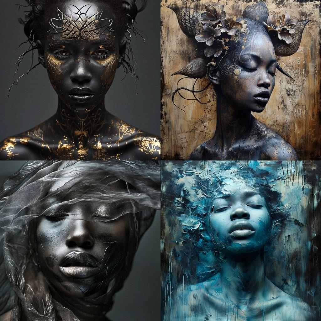 Ingrid Baars style, Midjourney V6, render 1 of 4