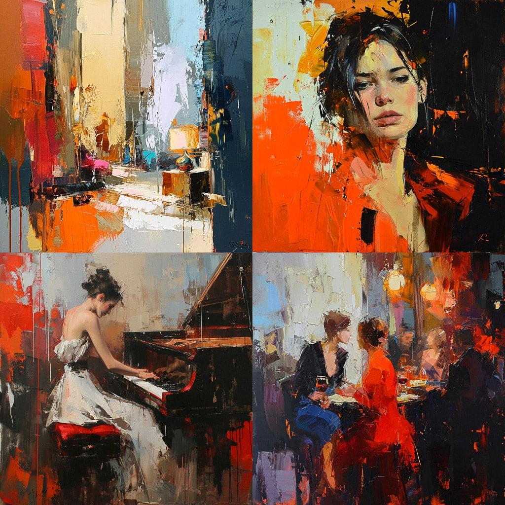 Iryna Yermolova style, Midjourney V6, render 1 of 4