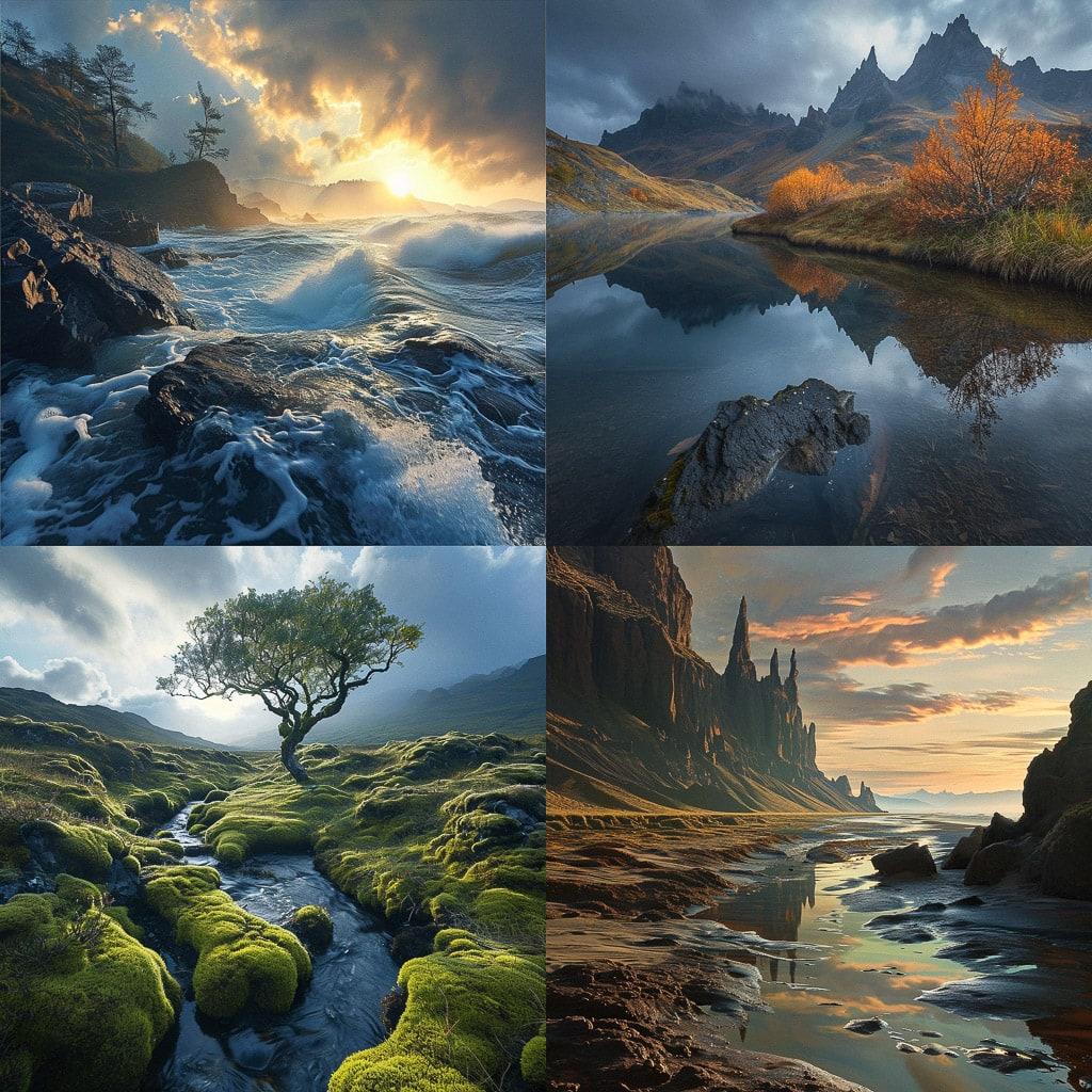 Iurie Belegurschi style, Midjourney V6, render 1 of 4