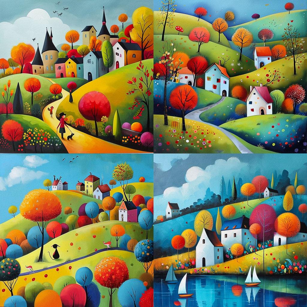 Iwona Lifsches style, Midjourney V6, render 1 of 4