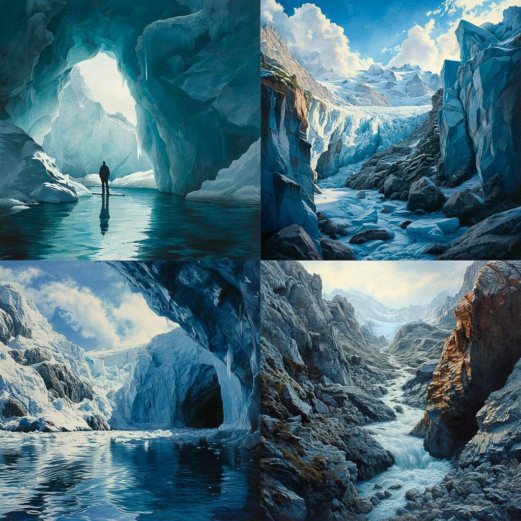 James Balog style, Midjourney V6, render 1 of 4