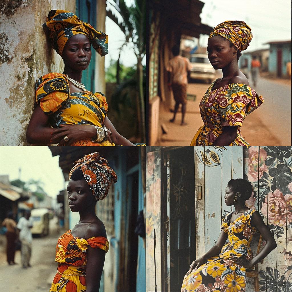 James Barnor style, Midjourney V6, render 1 of 4