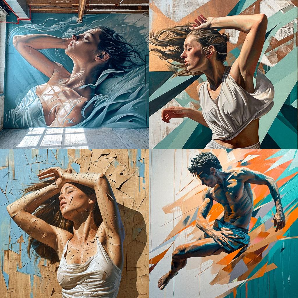 James Bullough style, Midjourney V6, render 1 of 4