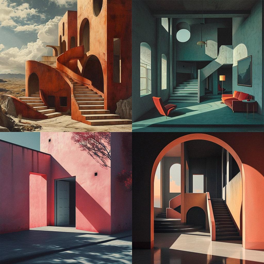 James Casebere style, Midjourney V6, render 1 of 4
