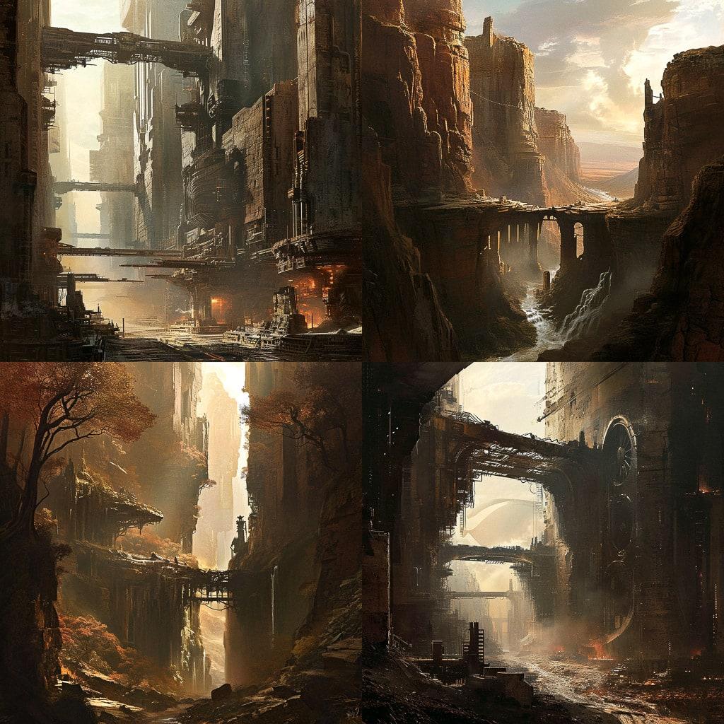 James Paick style, Midjourney V6, render 1 of 4