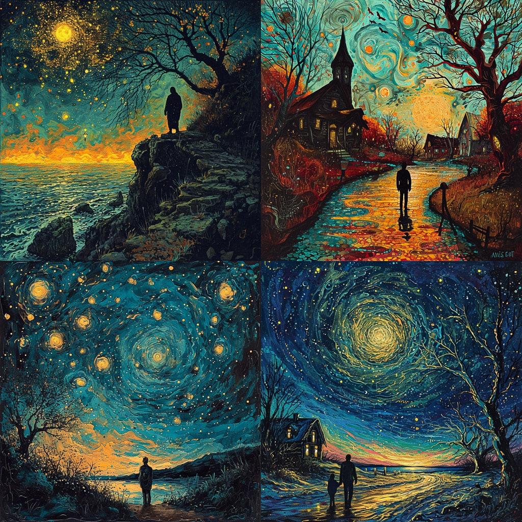 James R. Eads style, Midjourney V6, render 1 of 4