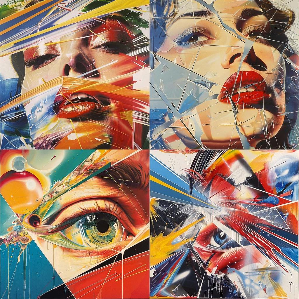 James Rosenquist style, Midjourney V6, render 1 of 4