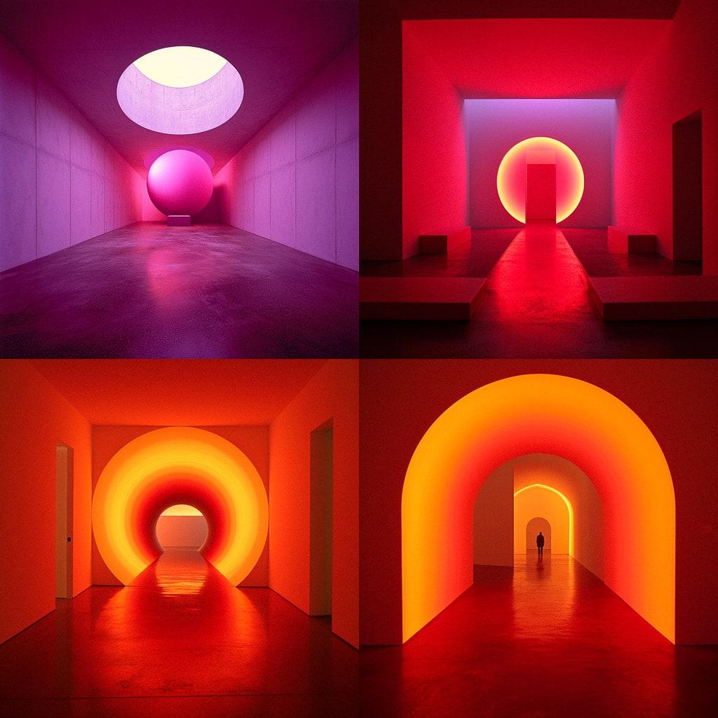 James Turrell style, Midjourney V6, render 1 of 4