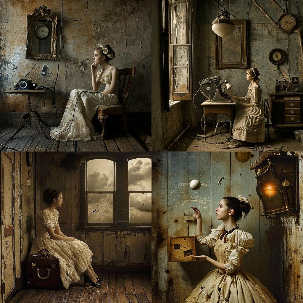 Jamie Baldridge style, Midjourney V6, render 1 of 4