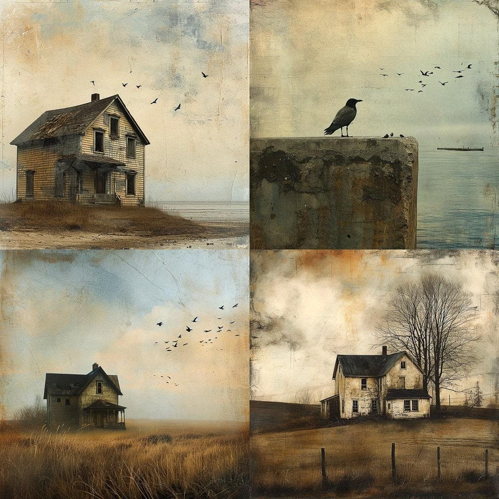 Jamie Heiden style, Midjourney V6, render 1 of 4