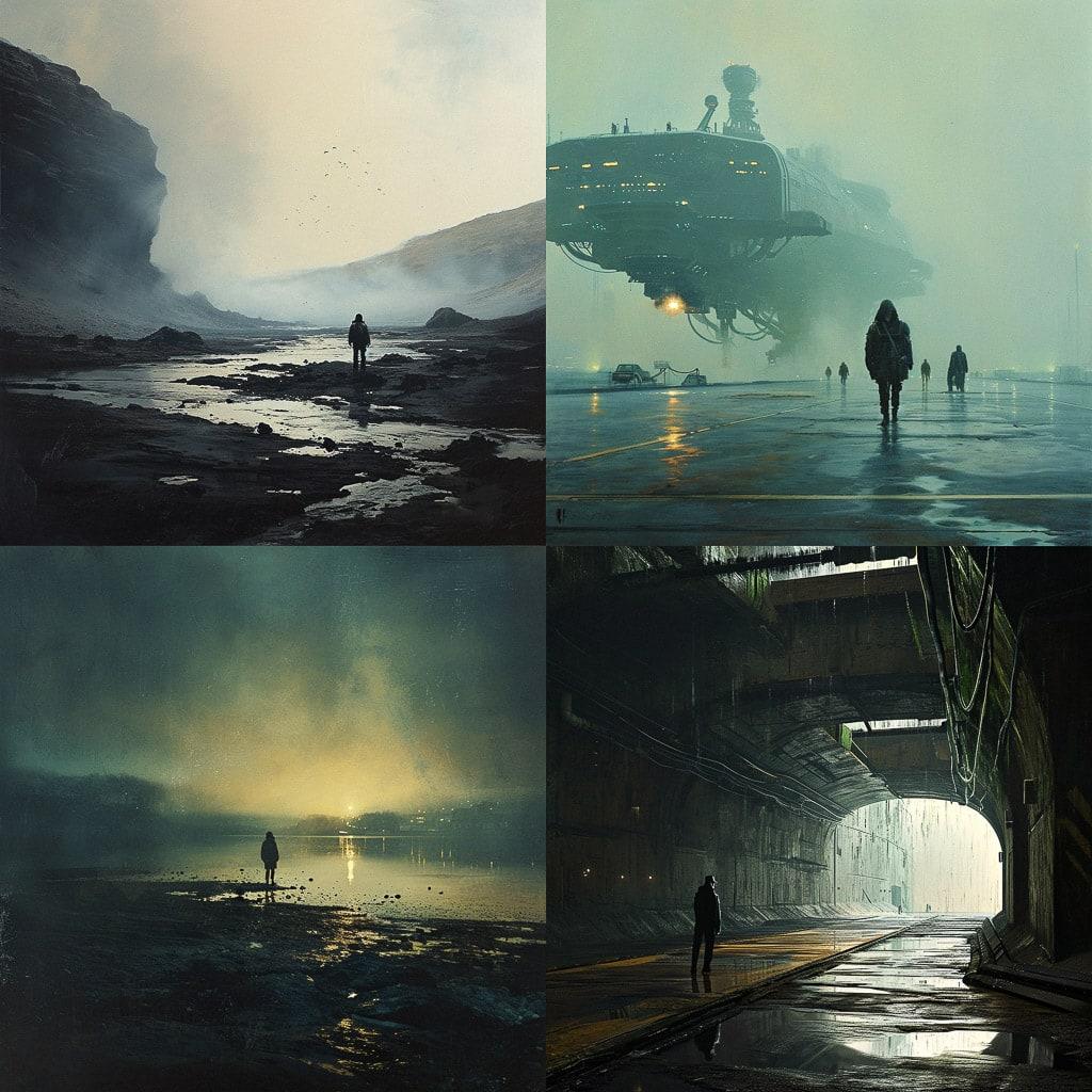 Jan Urschel style, Midjourney V6, render 1 of 4