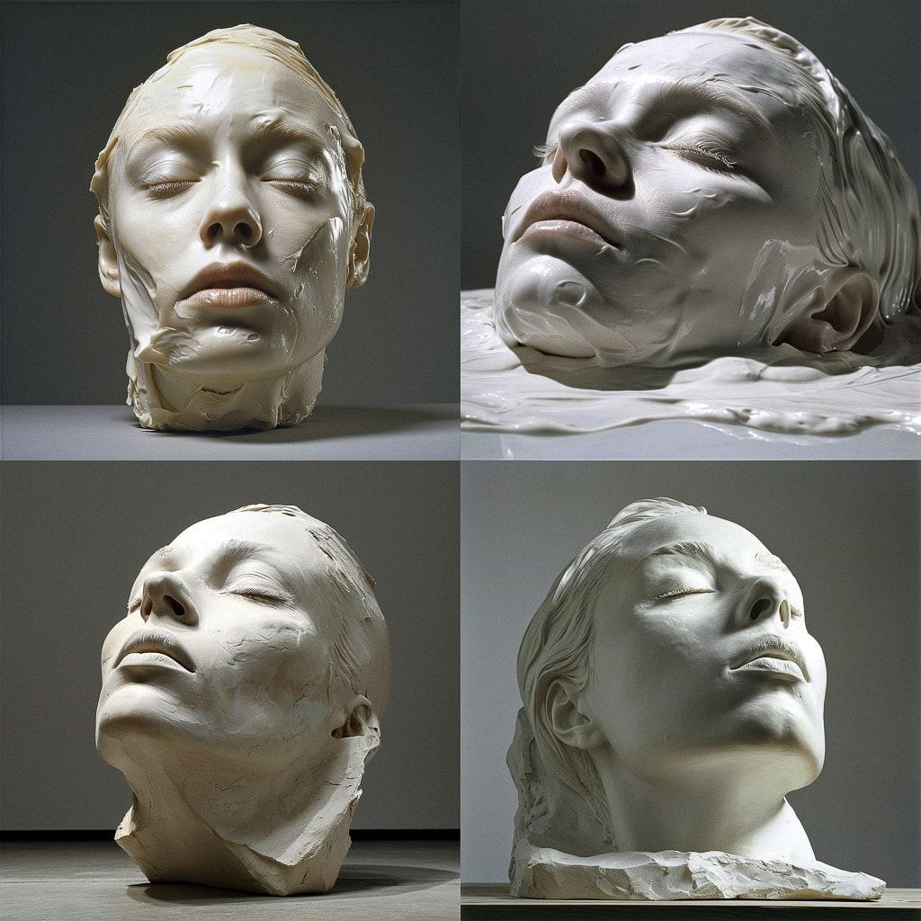 Janine Antoni style, Midjourney V6, render 1 of 4