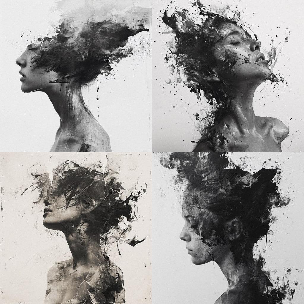 Januz Miralles style, Midjourney V6, render 1 of 4