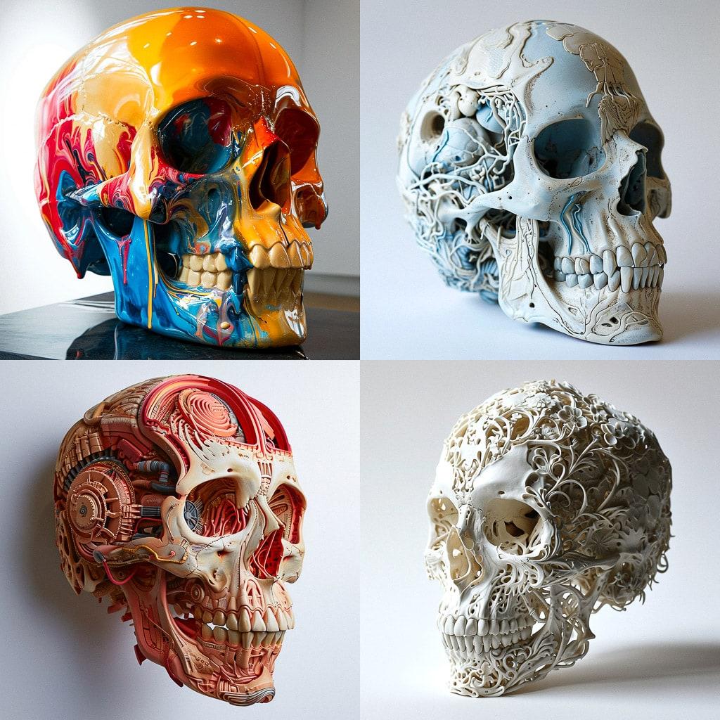 Jason Freeny style, Midjourney V6, render 1 of 4